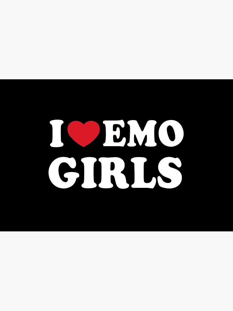 I love EMO Girls - Emo - Sticker