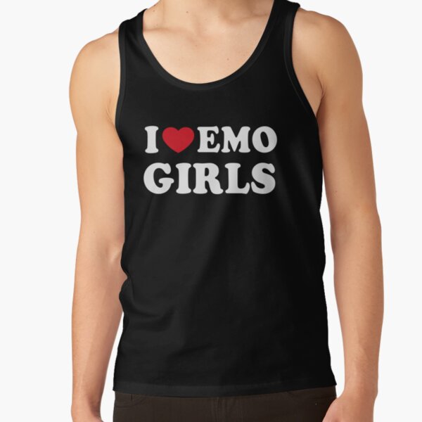 I heart emo boys emo girls Egirl Eboy  Tank Top for Sale by