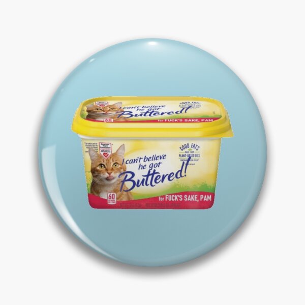 Item preview, Jorts The Cat Buttered Trending Meme     designed and sold by SNKRFREAK.