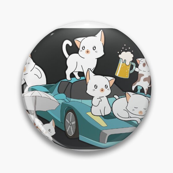 Item preview,  cat driving a car designed and sold by marwan elsaeed.