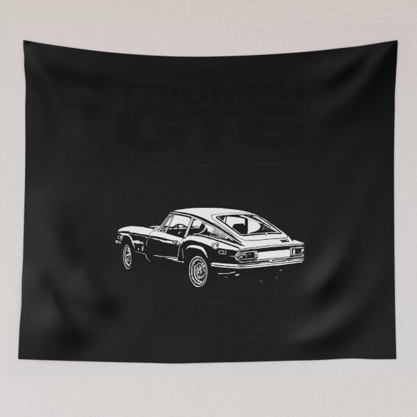 Aperçu de l'œuvre TRIUMPH GT6 T-shirt classique.png créée et vendue par KristySmall.