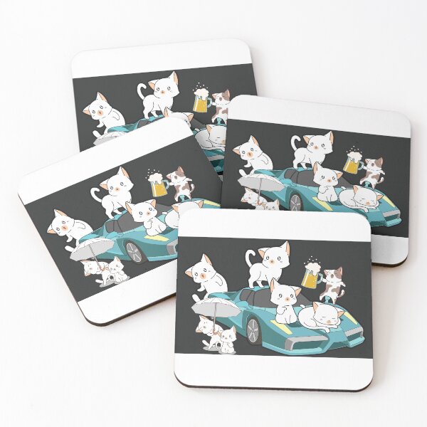 Item preview,  cat driving a car designed and sold by marwan elsaeed.