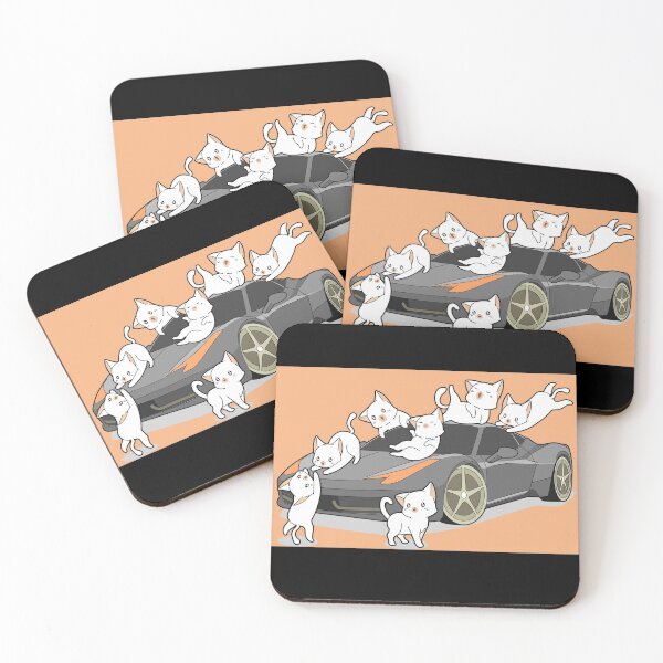 Item preview, cat driving a car designed and sold by marwan elsaeed.