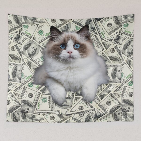Item preview, Very Rich Cute Himalayan Cat designed and sold by silviaol.