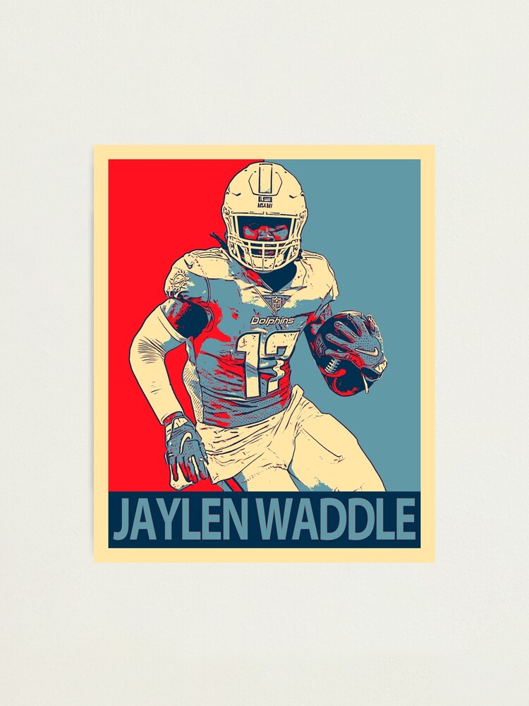 Jaylen Waddle Photographic Print for Sale by BloodStorm149