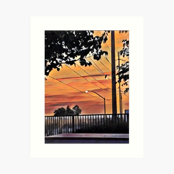 Item preview, The Lone Street Lamp painting designed and sold by JPsCreatorium.