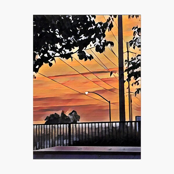 Item preview, The Lone Street Lamp painting designed and sold by JPsCreatorium.