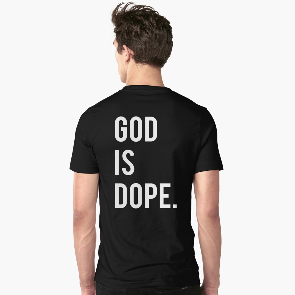 god is dope red shirt