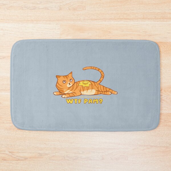 Item preview, WTF PAM Jorts Did Nothing Wrong - orange cat with butter   designed and sold by SNKRFREAK.
