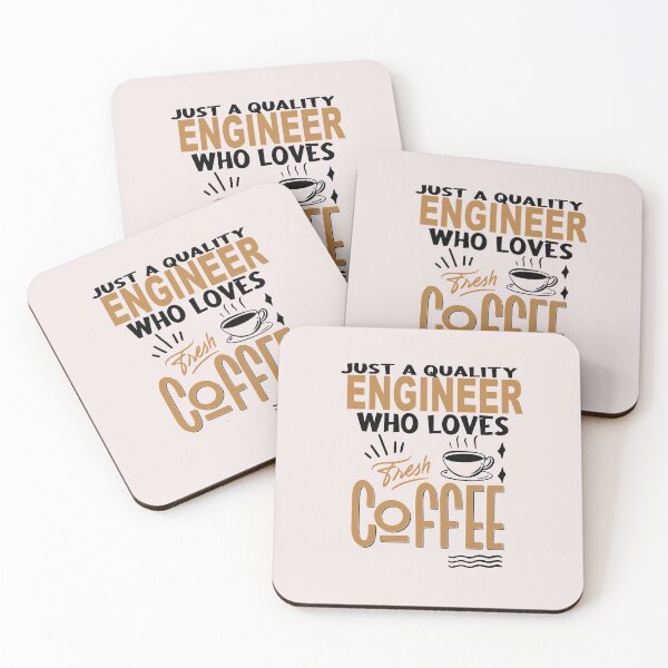Item preview, Just a Quality Engineer Who Loves coffee designed and sold by Tezss T.