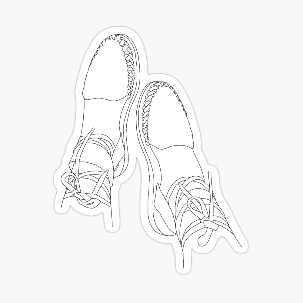 Huaraches drawing top