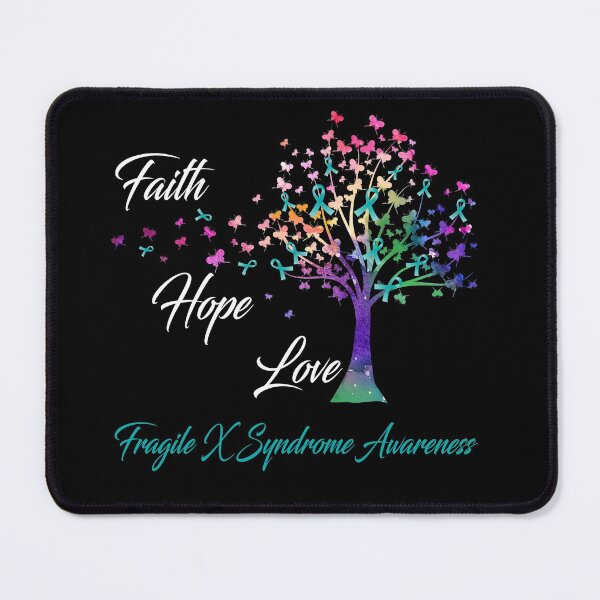 Item preview, Ribbon Tree Faith Hope Love Fragile X Syndrome Awareness designed and sold by Tadmab.