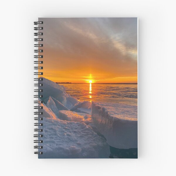 Item preview, Icy Lake Simcoe Sunset designed and sold by ClarissaFlora.