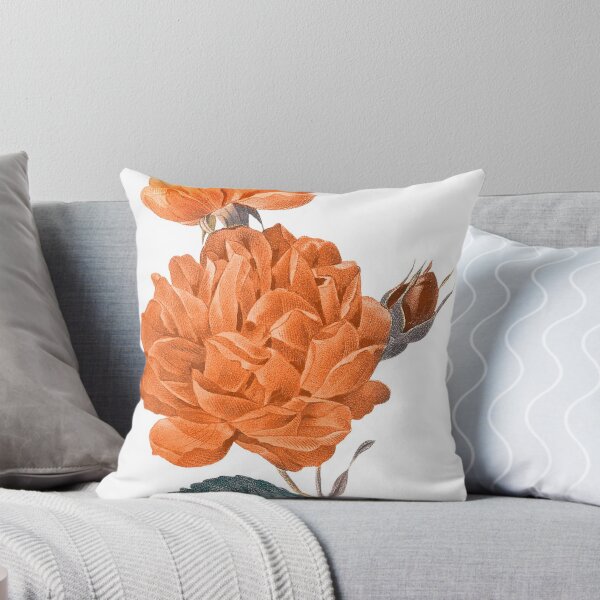 Item preview, Orange peony, aesthetic illustration, vintage flower designed and sold by fowons.