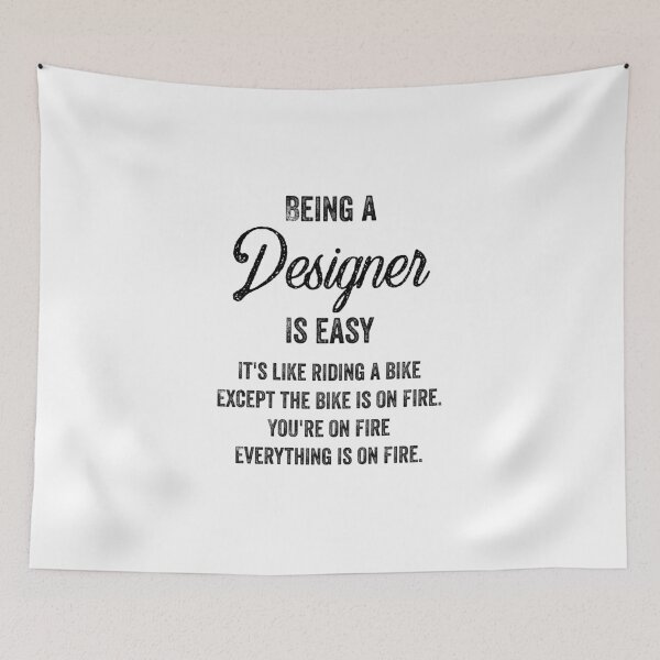 Item preview, Being a Designer Is Easy - Funny Designer Quotes Gifts For Designers designed and sold by ferdaousseshop.