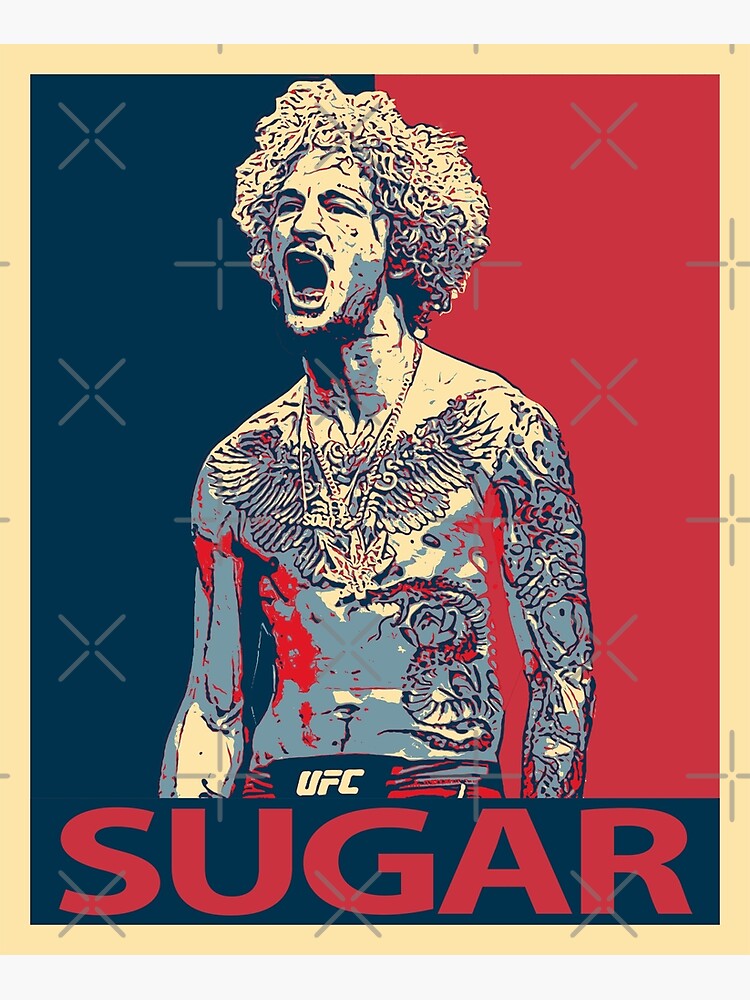 Disover Sugar Sean O'Malley retro artwork Premium Matte Vertical Poster