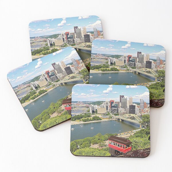 Item preview, Duquesne Inclinator, Pittsburgh skyline, Three rivers, City of Bridges,Steel City, Pittsburgh PA,  designed and sold by Nostrathomas66.