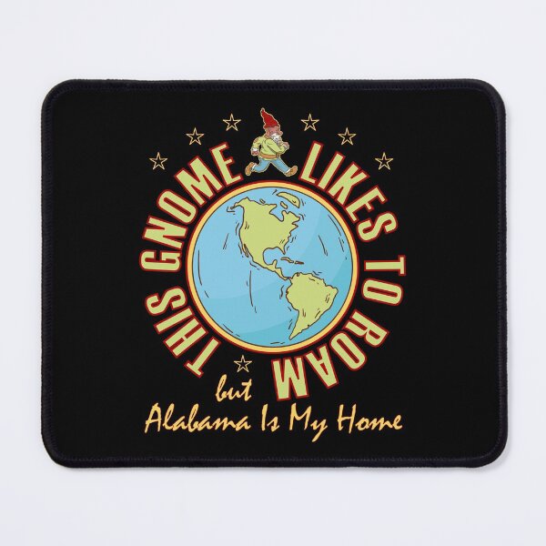 Item preview, Alabama Traveler Gnome Likes to Roam designed and sold by artfulnotebook.