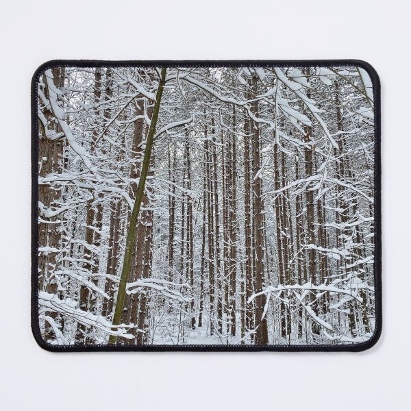 Item preview, Fresh dusting of snowfall in forest designed and sold by ClarissaFlora.