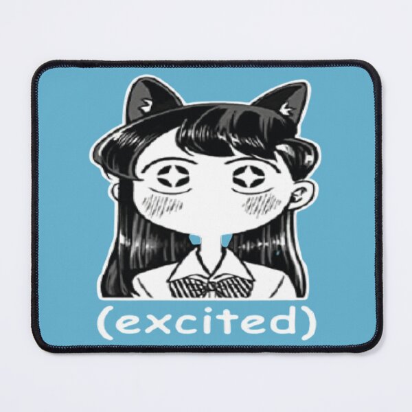 Item preview, Anime Manga Excited Komi San Cat Meme    designed and sold by shopyureis.