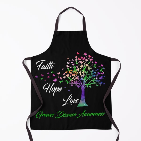 Item preview, Ribbon Tree Faith Hope Love Graves Disease Awareness designed and sold by Tadmab.