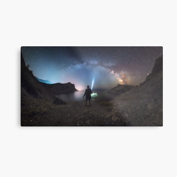 Blu Bay Metal Print