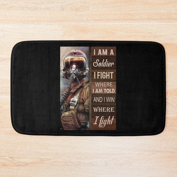 Item preview, Fight Airplane I am A soldier i fight where i am told and i win where i fight designed and sold by SimonsonNuala.