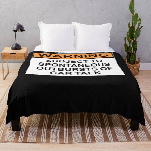 Item preview, Warning subject to spontaneous outbursts of car talk Classic T-Shirt.png designed and sold by devinsteven.
