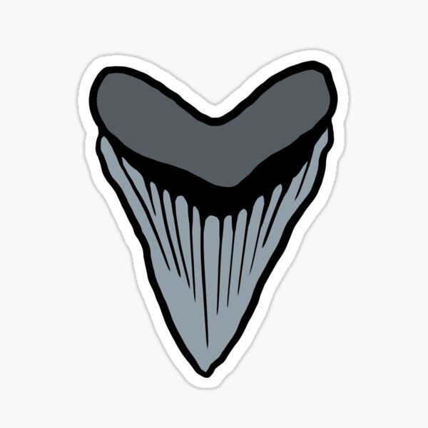 Item preview, Shark tooth sticker designed and sold by Gracie Davis.
