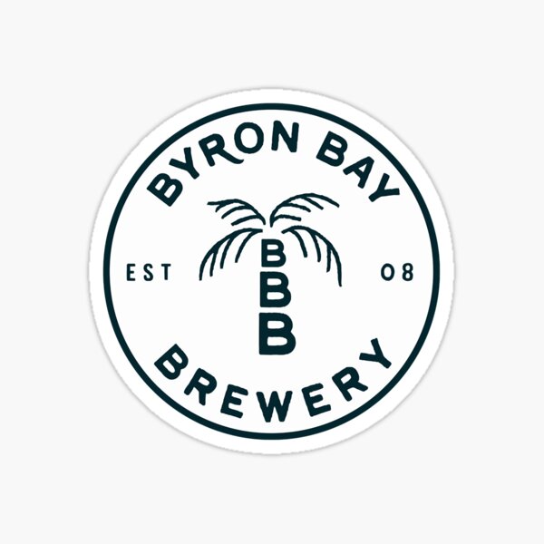 Item preview, Byron Bay logo (white) Fitted T-Shirt designed and sold by Kathhnson.