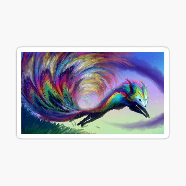 Peafox Sticker