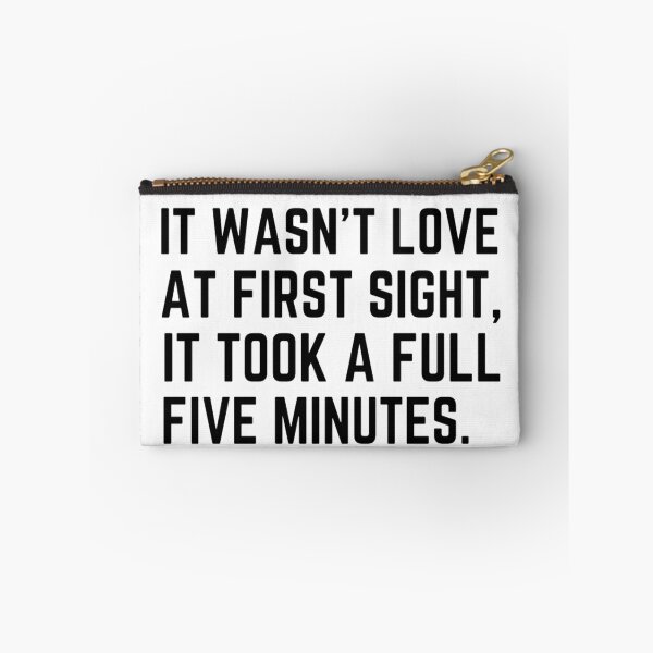 Item preview, It Wasn't Love At First Sight It Took A Full Five minutes Funny Valentine Quotes And Sayings designed and sold by chetan786.