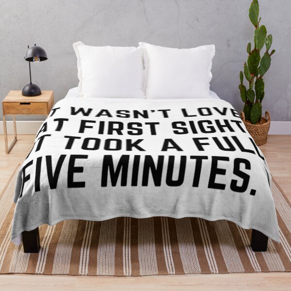 Item preview, It Wasn't Love At First Sight It Took A Full Five minutes Funny Valentine Quotes And Sayings designed and sold by chetan786.