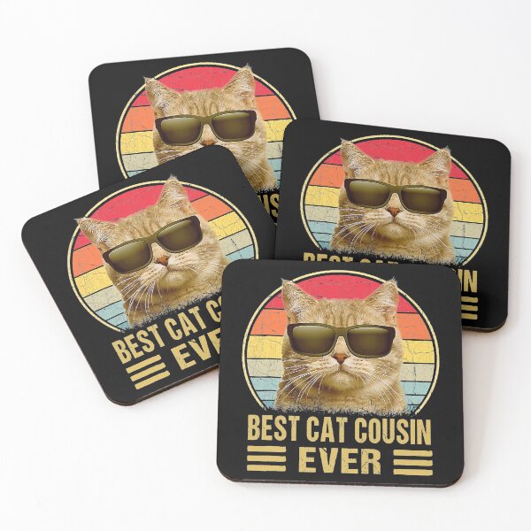 Item preview, Vintage Best Cat Cousin Ever T-Shirt Cat Daddy Gift For Men designed and sold by ShannonMullins.