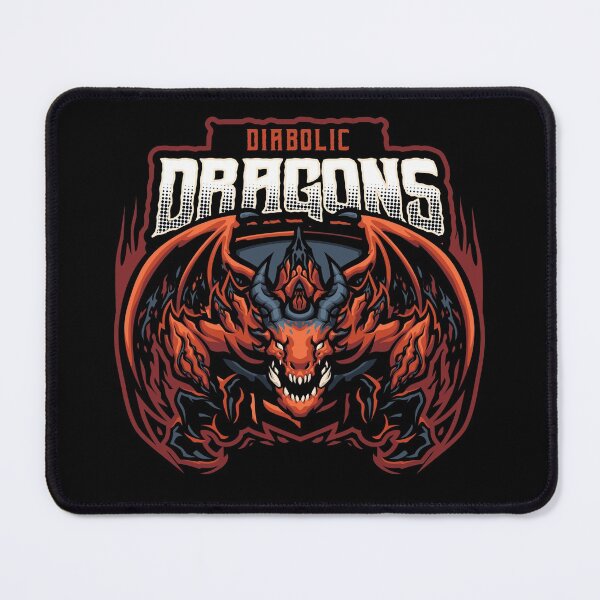 Item preview, Diabolic Dragon Mascot designed and sold by AnimalLover4eva.