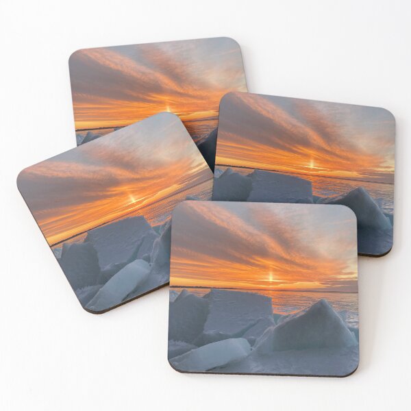 Item preview, Ice sculptures illuminated by the sunset designed and sold by ClarissaFlora.