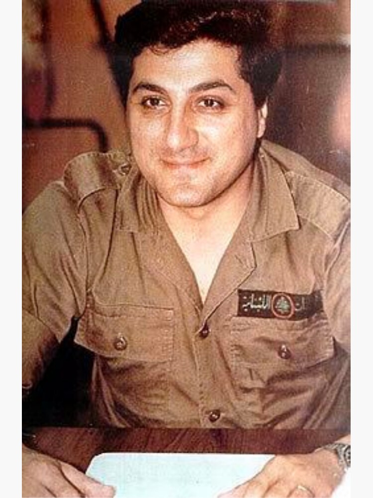 "Bachir Gemayel Lebanese Forces President" Sticker for Sale by ...