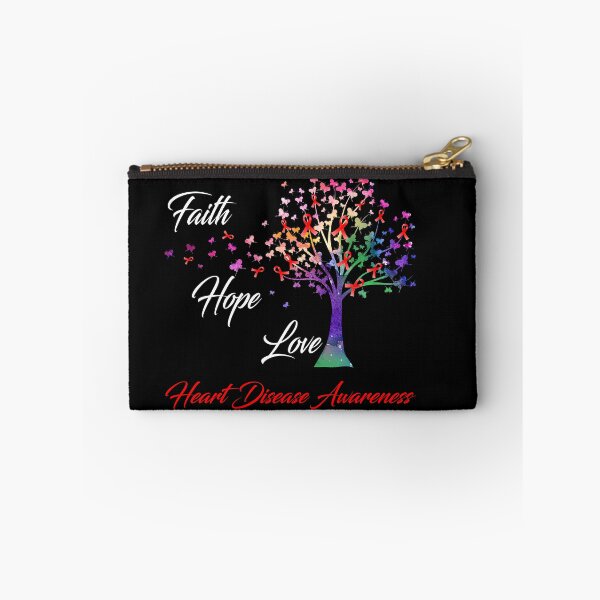 Item preview, Ribbon Tree Faith Hope Love Heart Disease Awareness designed and sold by Tadmab.