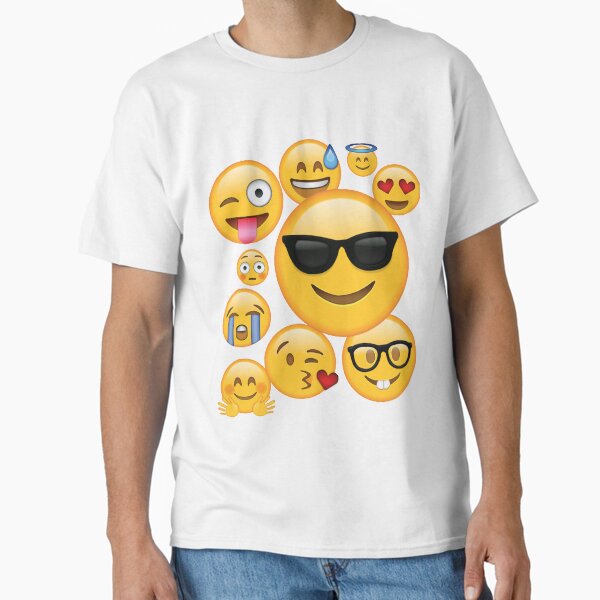 Item preview, Emoji Pack ComboT-shirt Emoticon Smily Face Tshirt designed and sold by Syfcondesign.
