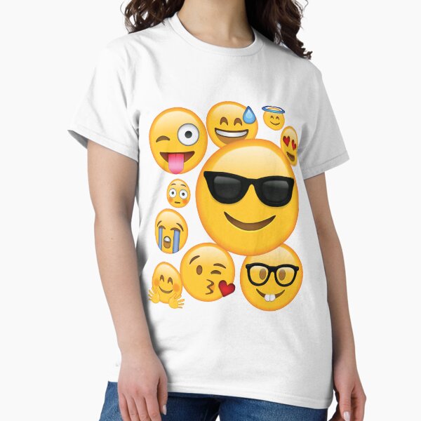 Item preview, Emoji Pack ComboT-shirt Emoticon Smily Face Tshirt designed and sold by Syfcondesign.