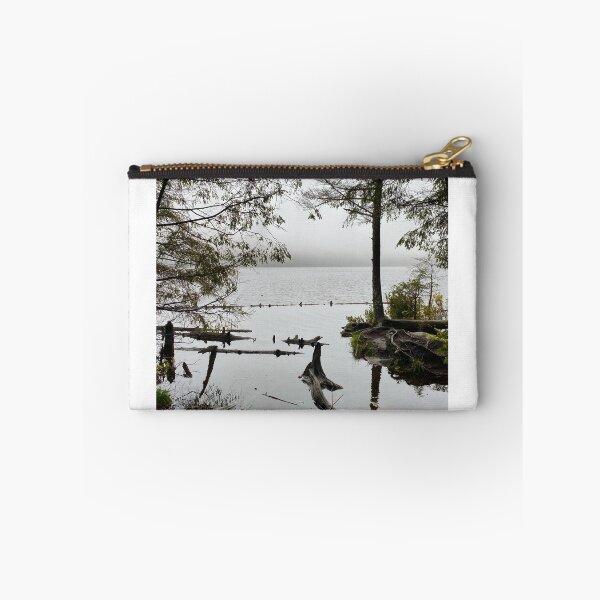 Item preview, A foggy morning lake at Algonquin Park designed and sold by ClarissaFlora.