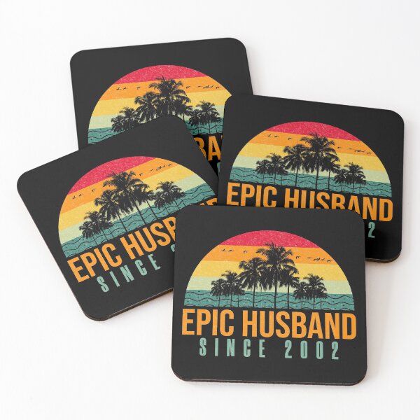 Item preview, Epic Husband Since 2002 - Funny 20th wedding anniversary gift for him designed and sold by PlusAdore.