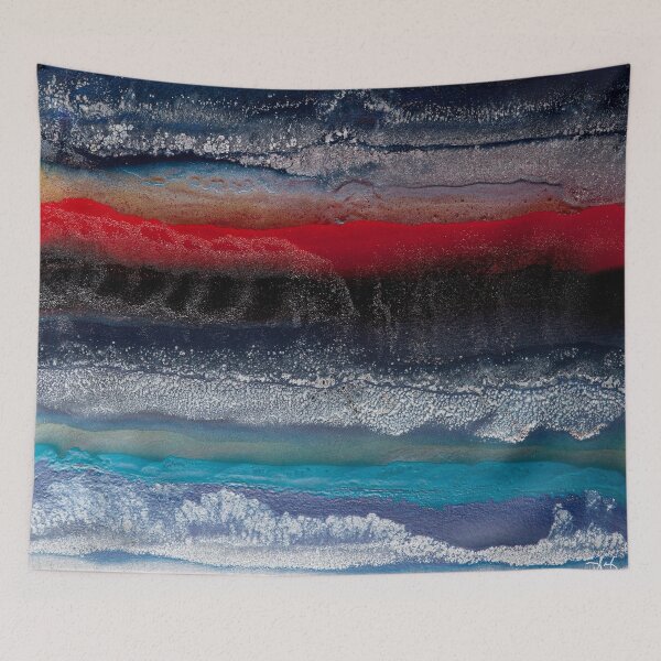 Item preview, Alien Terrain (Fluid art on canvas) designed and sold by David Pringle.