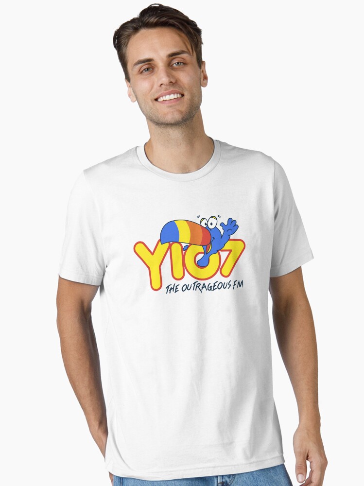 Thumbnail 1 of 7, Essential T-Shirt, Y107 Nashville | Defunct Nashville Radio Station | Y107 Shirts, Y107 Stickers, Y107 Masks designed and sold by 90s-Mall.