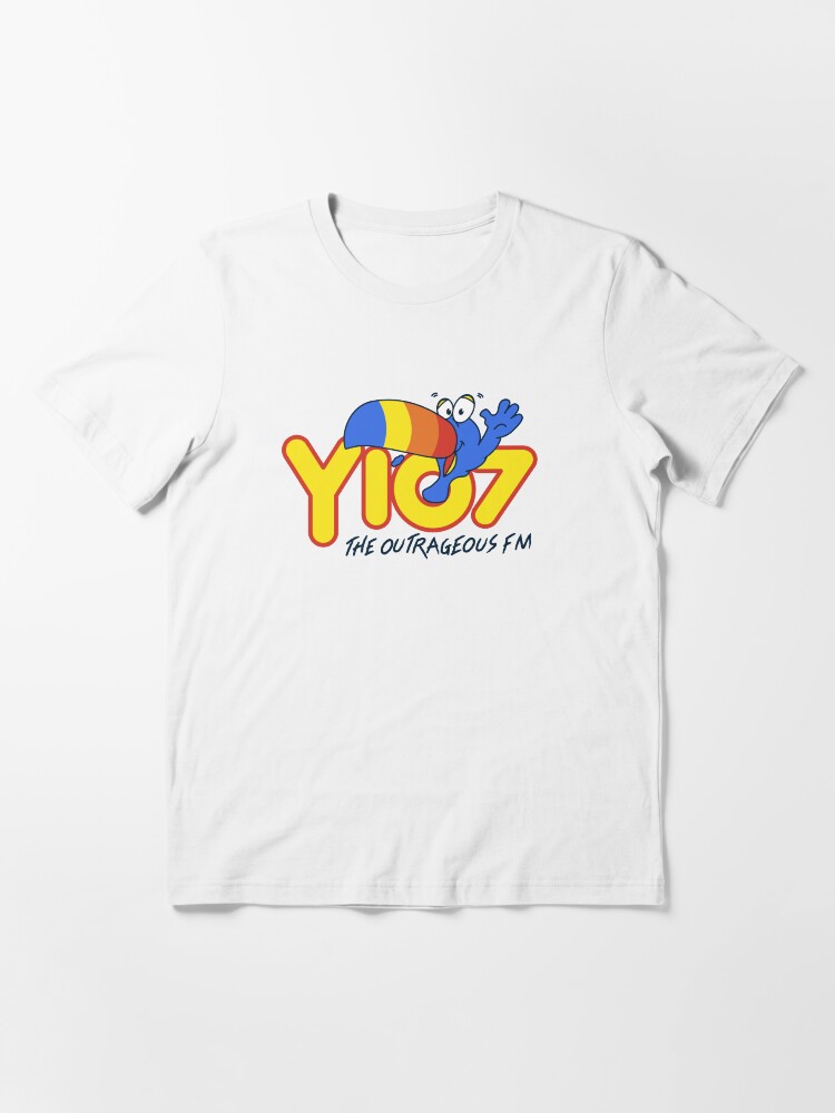 Thumbnail 3 of 7, Essential T-Shirt, Y107 Nashville | Defunct Nashville Radio Station | Y107 Shirts, Y107 Stickers, Y107 Masks designed and sold by 90s-Mall.