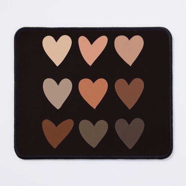 Item preview, Melanin Skin Tone Hearts Black History Pride designed and sold by BrianWilburn.