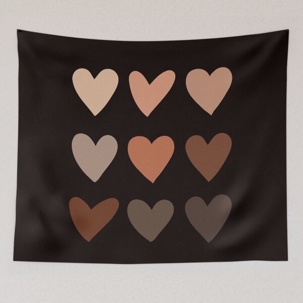 Item preview, Melanin Skin Tone Hearts  Black History Pride designed and sold by BrianWilburn.