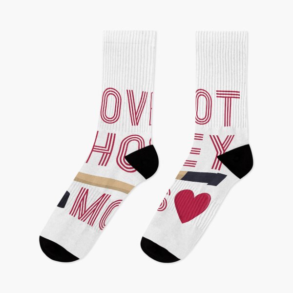 Item preview, i love hot hockey moms hockey joke puns designed and sold by onzpacesdesign.