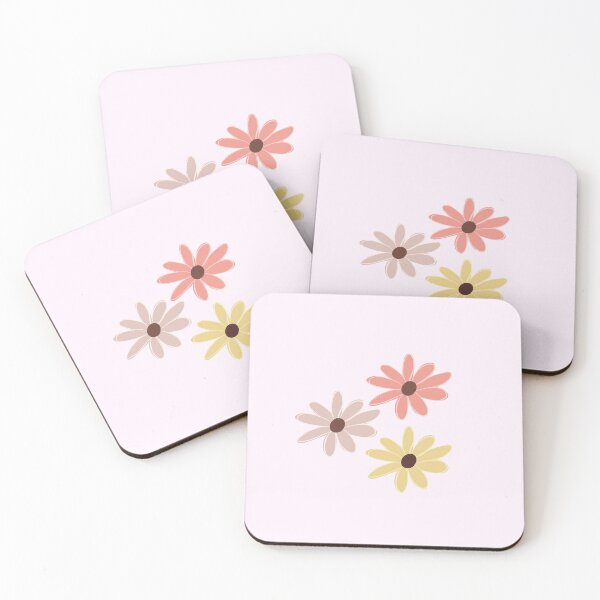 Item preview, Cute pink, dusty rose, and yellow wildflower trio designed and sold by Olitvia.