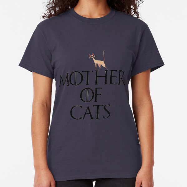 Mother of Cats Pet Game of Thrones GOT Female T-shirt Cat